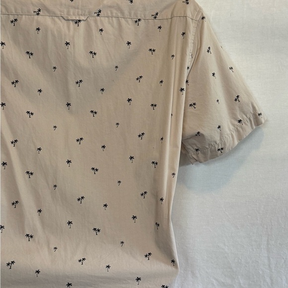 A-2 Men’s‎ Cactus Man Cream & Black Short Sleeve Button Down Shirt Size L - Picture 11 of 16